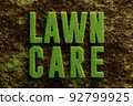 Lawn Care Grass Green Dirt 3D Render 92799925