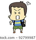 一個生氣的男孩 92799987