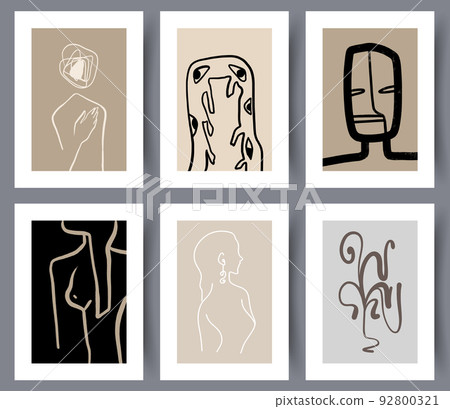 Collection of art wall printable posters Collection of art wall printable posters 92800321