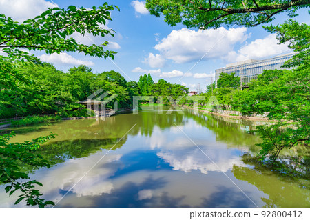 Kamejo Park in summer <Kariya City, Aichi Prefecture> Kamejo Park in summer <Kariya City, Aichi Prefecture> 92800412