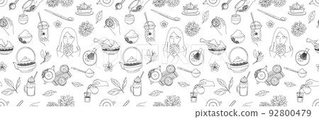 Japanese ceremony with Matcha. Eastern woman Hands holding drinking tea. Japanese ceremony with Matcha. Eastern woman Hands holding drinking tea. 92800479