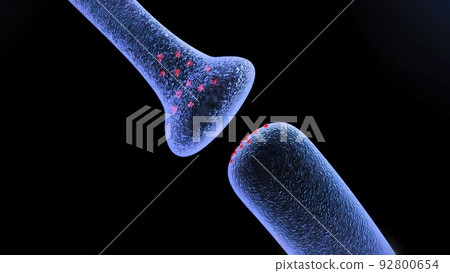 Neuronas and Synapse 3D rende Neuronas and Synapse 3D rende 92800654