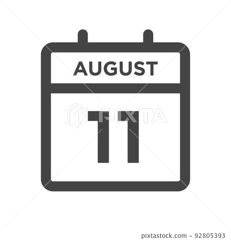 August 11 Calendar Day or Calender Date for Deadlines or Appointment August 11 Calendar Day or Calender Date for Deadlines or Appointment 92805393