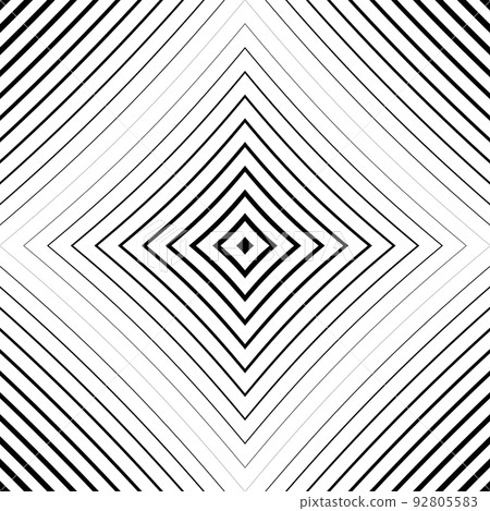 Abstract Geometric Black and White Pattern. Lines Texture. 92805583
