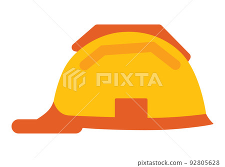 Helmet of Workman Isolated Icon Plastic Hat Vector Helmet of Workman Isolated Icon Plastic Hat Vector 92805628