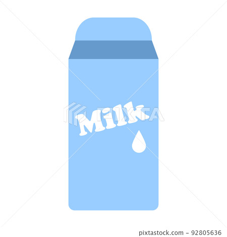 Illustration of eco package with milk. Illustration of eco package with milk. 92805636