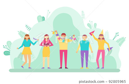 People Celebrating Birthday Party Holiday Event People Celebrating Birthday Party Holiday Event 92805965