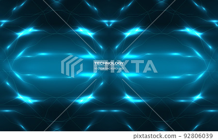 Ai tech futuristic virtual reality cyberspace background. 92806039