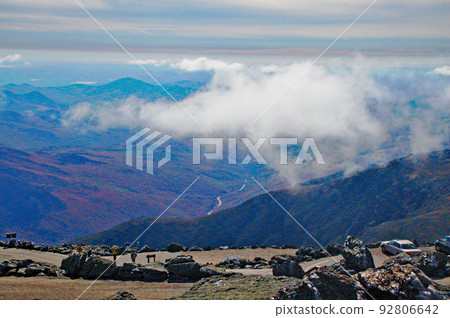 View from the summit of Mount Washington, New Hampshire View from the summit of Mount Washington, New Hampshire 92806642