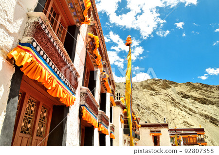 India's northernmost unexplored region, Rizon Monastery and scenery in Ladakh 92807358
