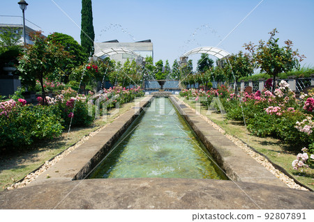 italian mountain garden landscape italian mountain garden landscape 92807891