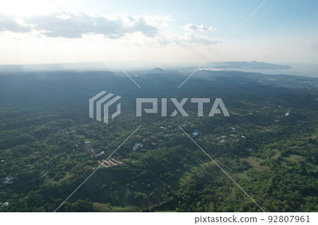 Green forest in Managua panoramic view 92807961