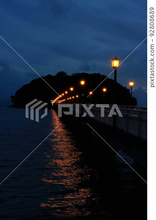 蒲郡竹島夜景 92808689