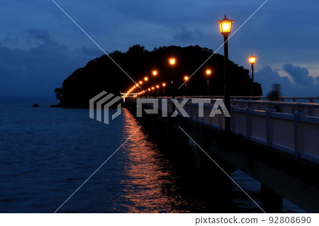 蒲郡竹島夜景 92808690