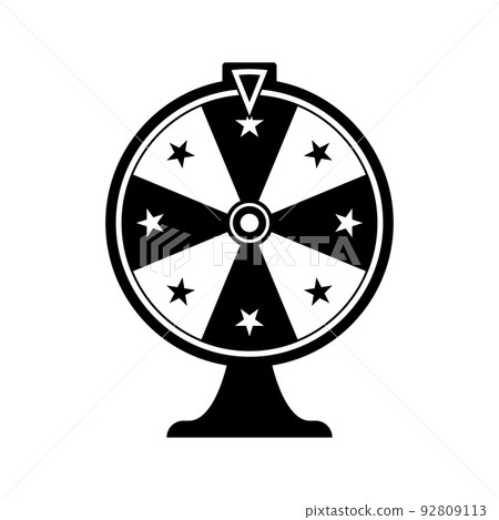 Fortune Wheel isolated on white background Fortune Wheel isolated on white background 92809113
