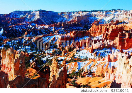 Early spring morning, Bryce Canyon National Park, Utah, USA 92810041