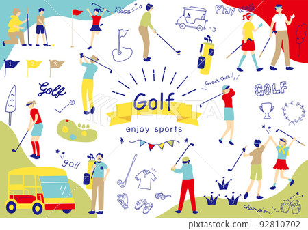 People who enjoy golf 92810702