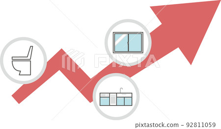 Soaring prices of housing equipment Soaring prices of housing equipment 92811059