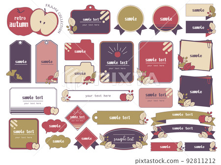 復古秋季框架集 92811212