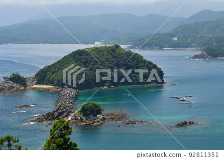 Kaiyo Town, Tokushima Prefecture View from Takegashima View of Kuzushima and Toyo Town 92811351