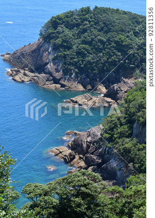 Kaiyo Town, Tokushima Prefecture View from the rest area on the summit of Takegashima 92811356