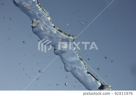 icicles on car window 92811976