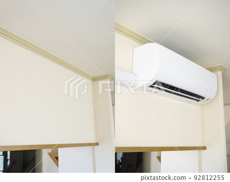 Air conditioner installation (before and after) Air conditioner installation (before and after) 92812255