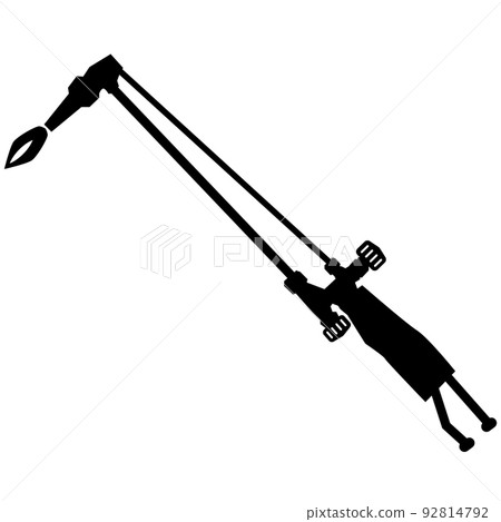 tools for cutting metal and heating products icon on white background. construction sign. flat style. 92814792