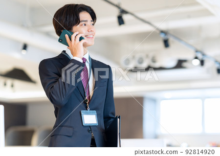 Business office businessman photography cooperation: WEEK Shiba Daimon (Sun Frontier Real Estate) 92814920
