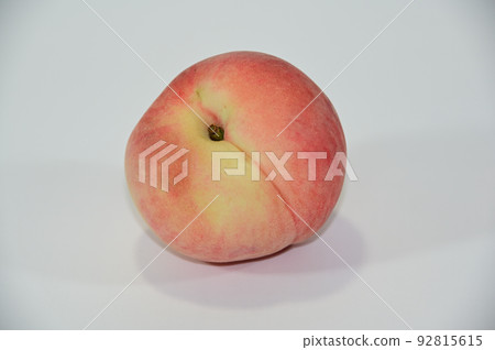 peach on white background peach on white background 92815615