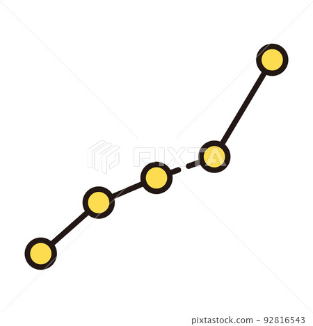 Bar graph icon 92816543