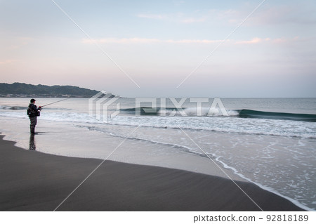 Surf fishing 92818189