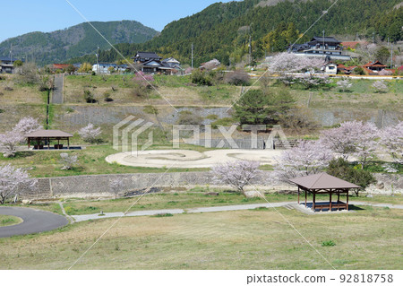 Cherry blossoms at Ganne Shirataki Park 92818758