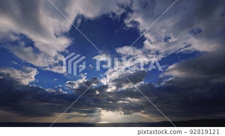 午後藍天白雲/夏天/超廣角/天空為主/220722pm 午後藍天白雲/夏天/超廣角/天空為主/220722pm 92819121