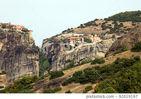 Monasteries on the rocks of Meteora 92819197
