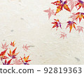 Maple Japanese style background material 92819363