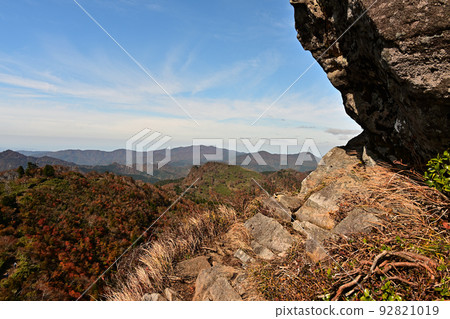 View from Mt.Hyouno Koshikiiwa 92821019