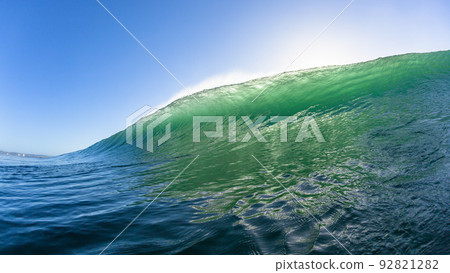 Wave Swimming Close-Up Water Encounter Detail Wave Swimming Close-Up Water Encounter Detail 92821282