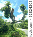 爬樹的獅子 92824203