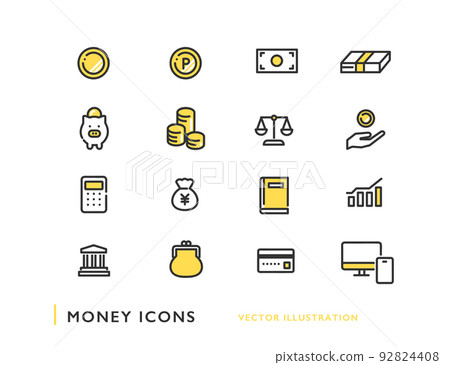 金錢和經濟的圖像插圖/圖標材料 92824408