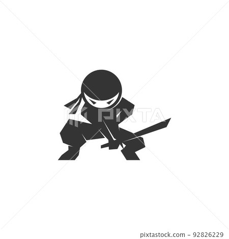 Ninja logo icon design illustration Ninja logo icon design illustration 92826229