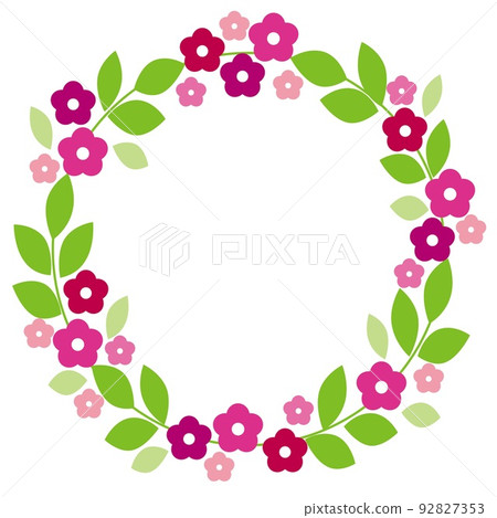 Flower pattern frame white space Flower pattern frame white space 92827353