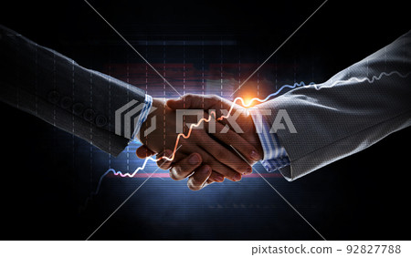 Partnership concept. Image of handshake Partnership concept. Image of handshake 92827788