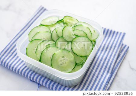 sliced cucumber sliced cucumber 92828936