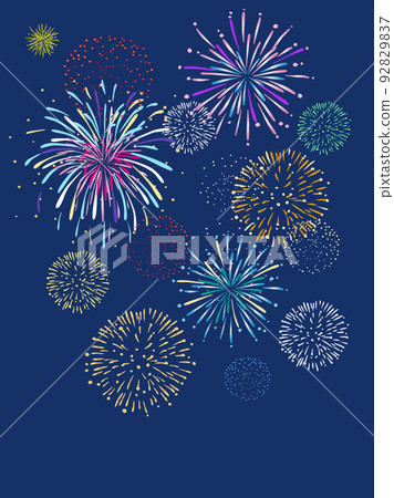 煙花矢量圖 92829837