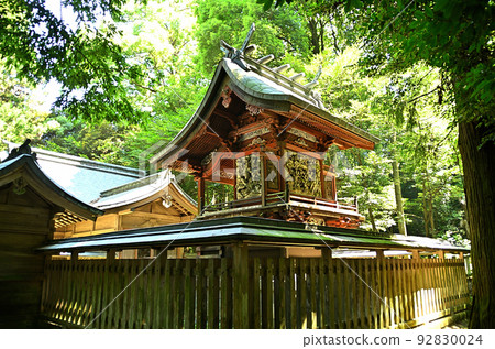 The main shrine of Kamo Shrine, a power spot in Kiryu City, Gunma Prefecture 92830024