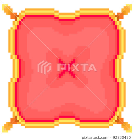 豪華坐墊的像素插畫 92830450