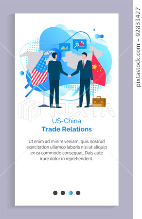 US and China Business Relations, Partners at Work 92831427