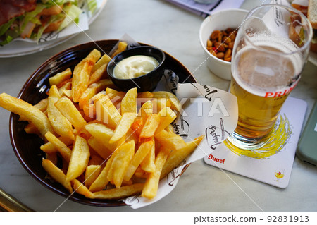 Belgian National Food French Fries Belgian National Food French Fries 92831913