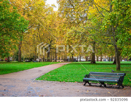 秋天的倫敦早晨公園 秋天的倫敦早晨公園 92835096